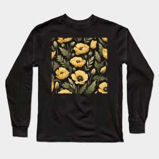 Poppy Flower Long Sleeve T-Shirt